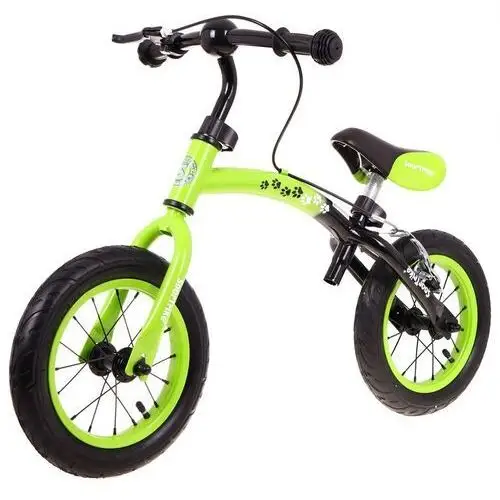 Rowerek biegowy dla dzieci boomerang sportrike zielony nauki jazdy + zmienny układ ramy Ramiz