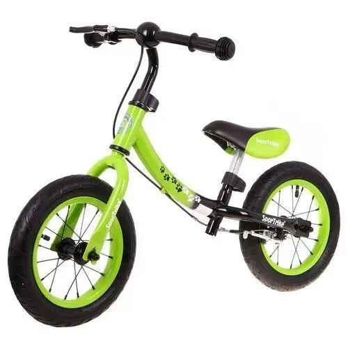 Rowerek biegowy dla dzieci boomerang sportrike zielony nauki jazdy + zmienny układ ramy Ramiz 4