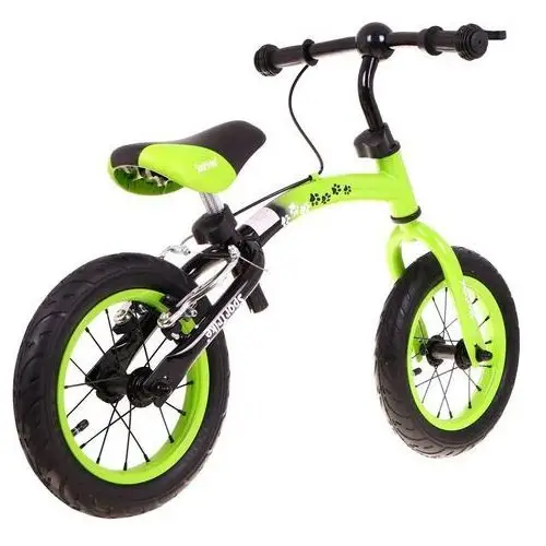 Rowerek biegowy dla dzieci boomerang sportrike zielony nauki jazdy + zmienny układ ramy Ramiz 2