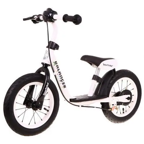 Rowerek biegowy SporTrike Balancer dla dzieci Biały Pierwszy rowerek do Nauki jazdy 3
