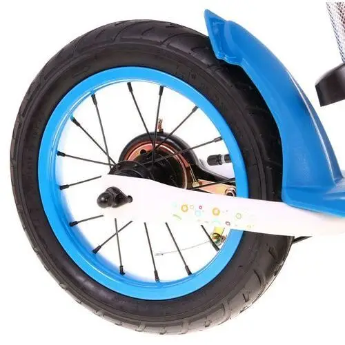 Rowerek biegowy SporTrike Balancer dla dzieci Niebieski Pierwszy rowerek do Nauki jazdy 4