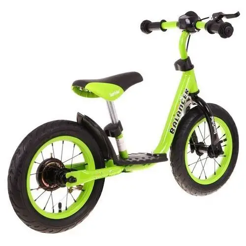 Rowerek biegowy SporTrike Balancer dla dzieci Zielony Pierwszy rowerek do Nauki jazdy 2