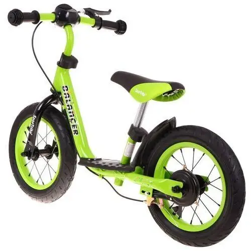 Rowerek biegowy SporTrike Balancer dla dzieci Zielony Pierwszy rowerek do Nauki jazdy 3