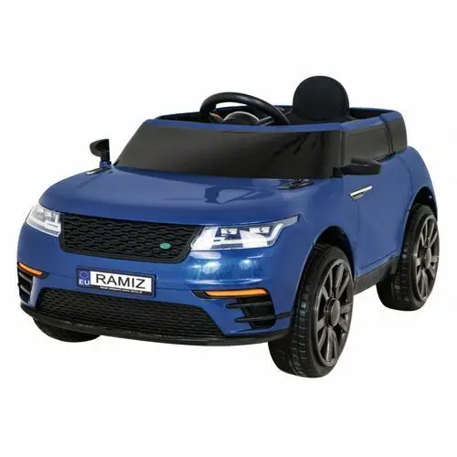 Ramiz Samochodzik super-s na akumulator dla dzieci niebieski + pilot + wolny start + koła eva + dźwięki światła
