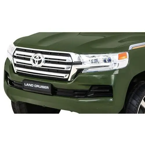 Toyota Land Cruiser na akumulator Zielony + Pilot + Schowek + EVA + Wolny Start + LED MP3, kolor zielony 2