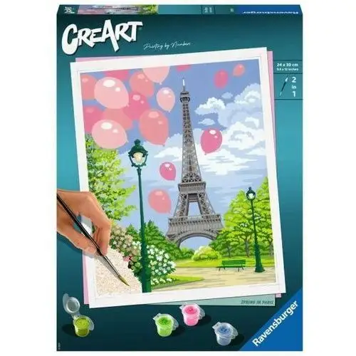 CreArt Malowanie po numerach Wiosna w Paryżu 28992