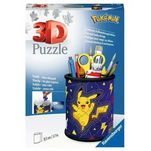 Ravensburger polska puzzle 57 elementów 3d przybornik pikachu