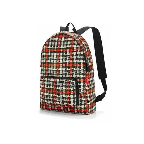 Plecak szkolny dla dziewczynki czerwony Reisenthel kratka