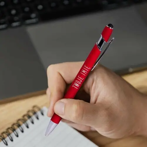 Rezon Długopis metalowy 3 - czerwony - damski