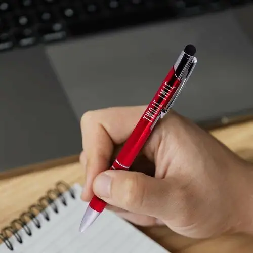 Długopis Metalowy 4 - Czerwony - Damski, kolor czerwony