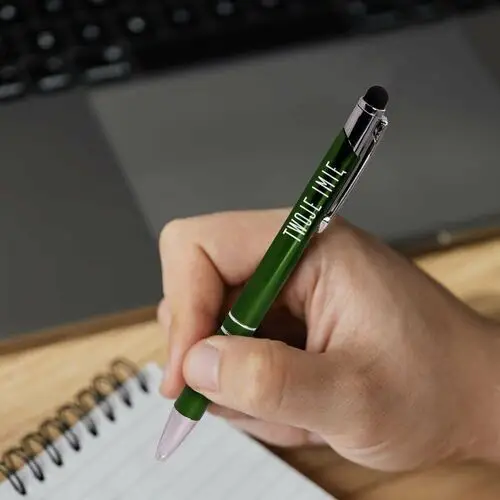 Długopis Metalowy 4 - Zielony - Damski, kolor zielony