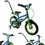 Rower Z Kółkami Bocznymi 14 Cali Niebieski Rowerek Dla Dzieci Prowadnik Sklep
