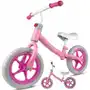 Rowerek Biegowy dla dziewczynki dziecka Różowy koła 12'' Eva z Regulacją Sklep
