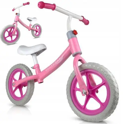 Rowerek biegowy dla Dziewczynki Rower Dziecięcy Koła Eva 12'' Regulacja