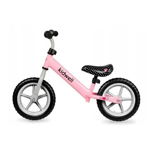Rowerek biegowy dziecięcy koła 12'' różowy dla dziewczynki dzieci Kidwell