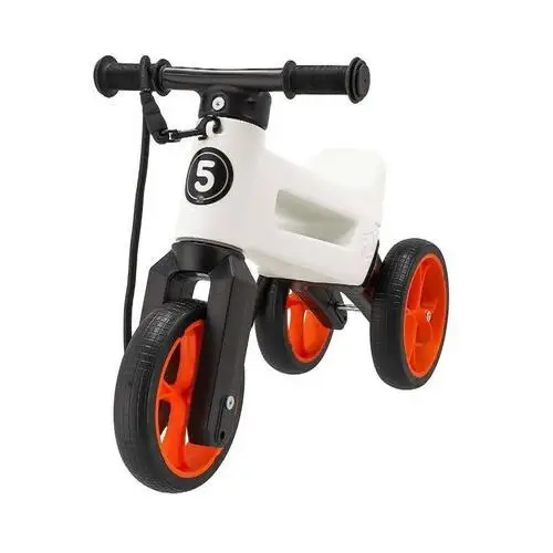 Rowerek biegowy Funny Wheels Rider White/Orange, 515753