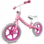 Rowerek biegowy różowo-biały dla dzieci Sklep