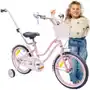 Rowerek dla dziewczynki rower 16 cali dziecięcy 4-6 lat prowadnik Sklep