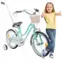 Rowerek dla dziewczynki rower 16 cali dziecięcy 4-6 lat prowadnik Sklep
