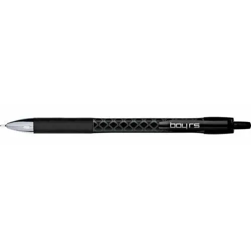 Długopis żelowy, czarny, kolor czarny