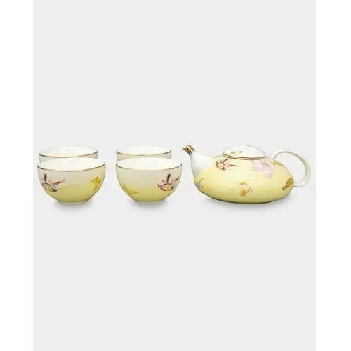 Porcelanowy serwis do zielonej herbaty w stylu japońskim zestaw na 4 osoby Rzezbyzbrazu.pl