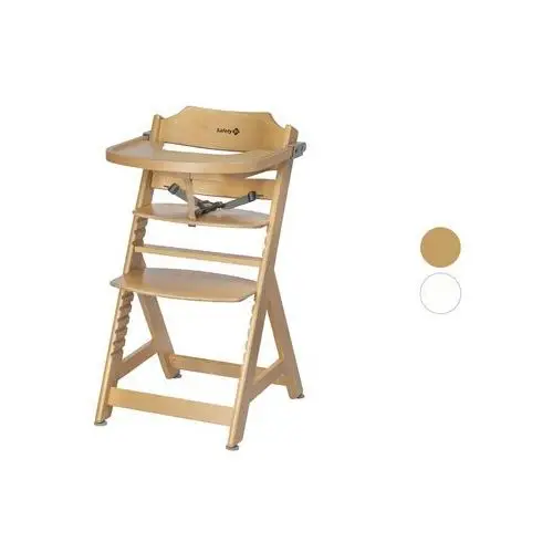 Safety 1st drewniane krzesełko do karmienia toto, rośnie wraz z dzieckiem, z blatem