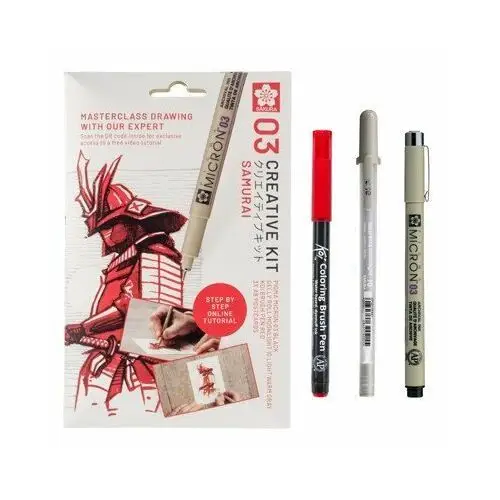 Sakura Zestaw samurai pigma micron, , 3 sztuki