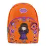 Plecak szkolny dla dziewczynki pomarańczowy Santoro London Gorjuss wielokomorowy Sklep