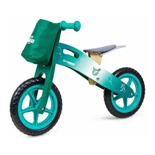 Rowerek biegowy Sapphire Kids Loopy drewniany - zielony
