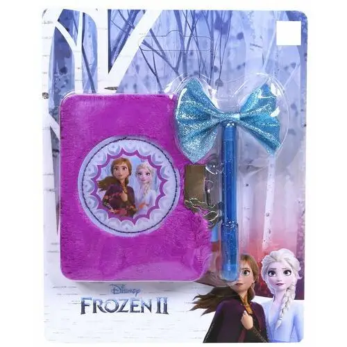 Pamiętnik pluszowy z długopisem żelowym Frozen DISNEY