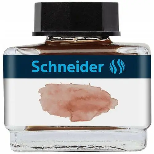 Schneider Atrament do piór , 15 ml, cognac / ciemnobrązowy