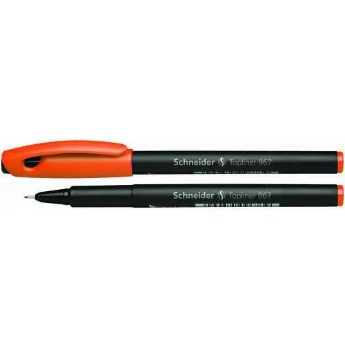 Schneider , cienkopis topliner 967 0.4mm, pomarańczowy