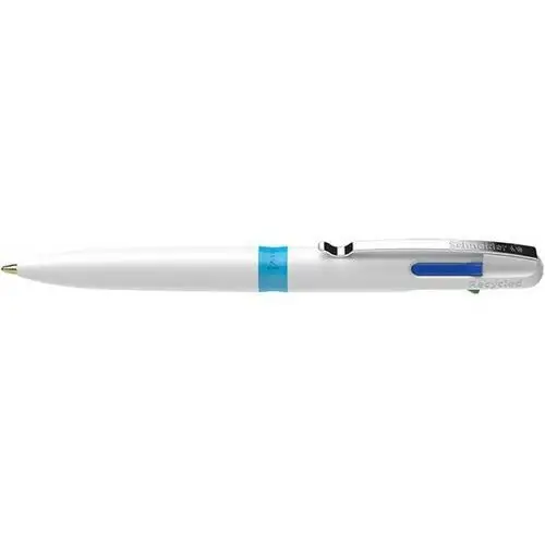 Schneider , długopis automatyczny 4 kolorowy take4 obudowa biała