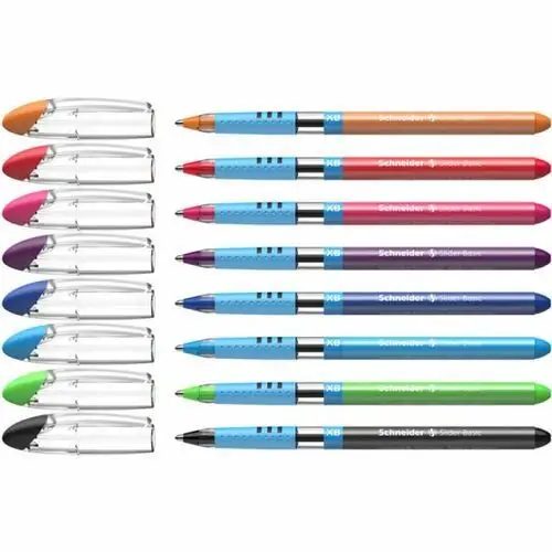Długopis Slider Basic XB 6+2 etui z zawieszka mix