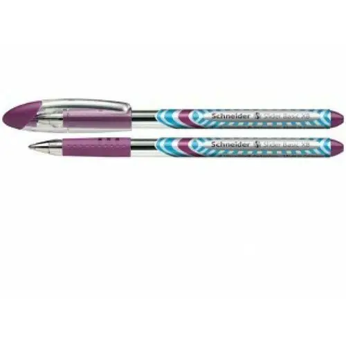 Schneider, długopis Slider Basic XB, fioletowy, kolor fioletowy