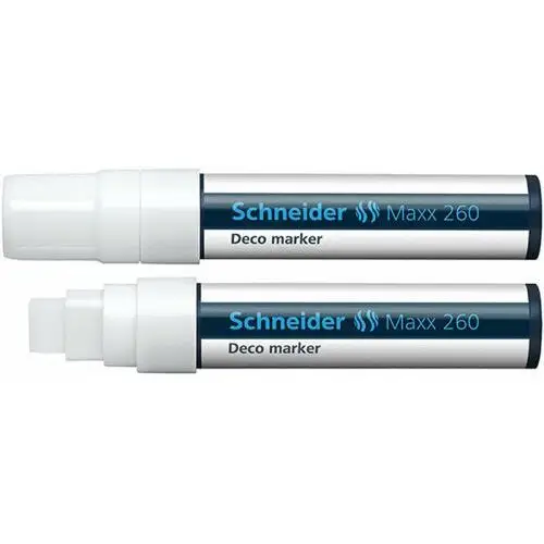 Schneider Marker kredowy maxx 260 deco, 5-15mm, biały