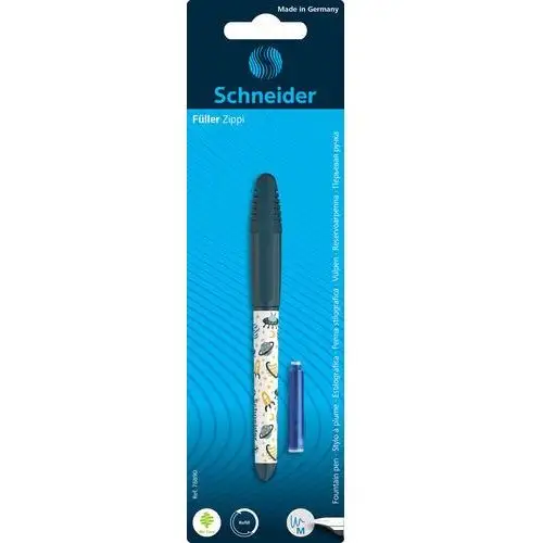 Schneider , pióro wieczne zippi + 1 cartridge mix blister