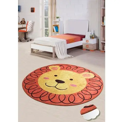 Selsey dywan do pokoju dziecięcego dinkley lew średnica 140 cm 2