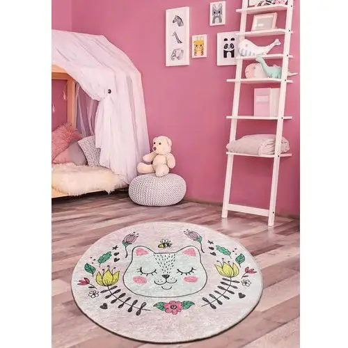 Selsey dywan do pokoju dziecięcego dinkley sofia różowy średnica 140 cm 2