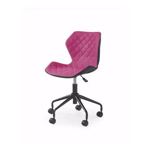 Selsey fotel biurowy forint czarno-różowy