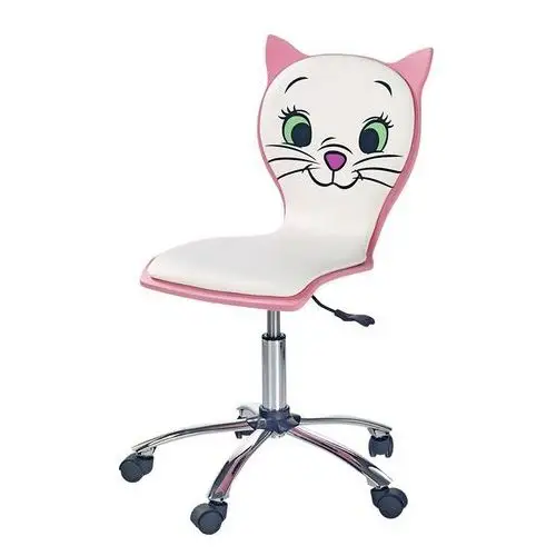 Selsey fotel biurowy marie biało - różowy