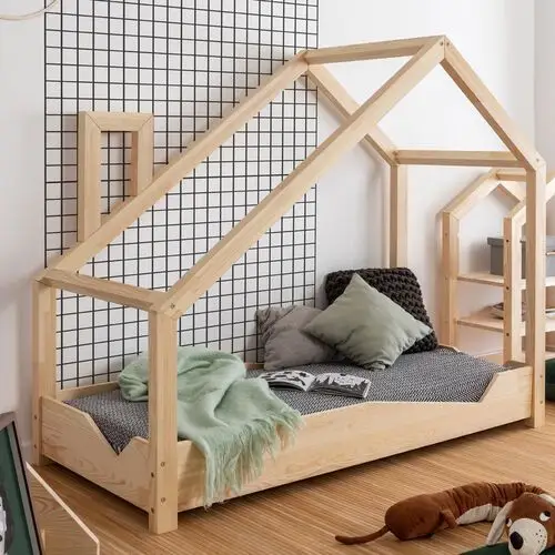 łóżko domek dla dzieci baxy z asymetrycznym wejściem 100x160 cm Selsey 2