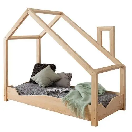łóżko domek dla dzieci baxy z asymetrycznym wejściem 80x190 cm Selsey