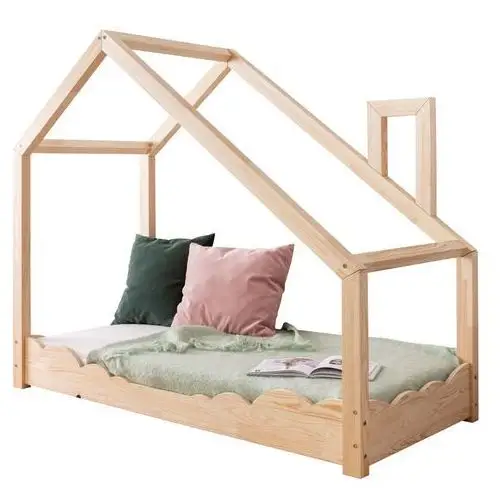łóżko domek dla dzieci baxy z motywem chmurki 100x160 cm Selsey