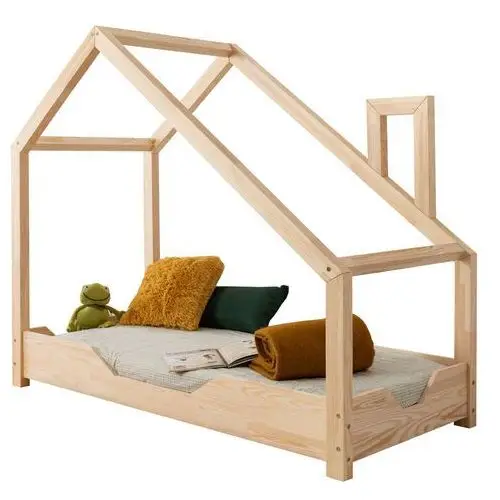 łóżko domek dla dzieci baxy z szerokim wejściem 80x160 cm Selsey