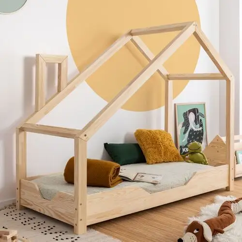 łóżko domek dla dzieci baxy z szerokim wejściem 90x180 cm Selsey 2
