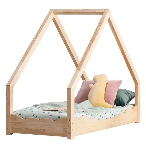 łóżko domek dla dzieci pestie z motywem chmurki Selsey 2