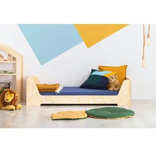 łóżko drewniane dla dziecka kyori na nóżkach minimalistyczne 80x180 cm Selsey 2