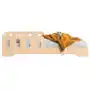 łóżko drewniane dla dziecka kyori z krótkimi barierkami z dziurami 80x200 cm Selsey Sklep