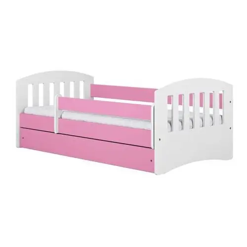 Selsey łóżko dziecięce pamma różowe 160x80 cm z szufladą